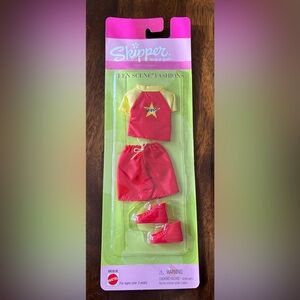 Vtg 1999 Mattel Barbie SKIPPER Teen Scene Fashions #68028-99 OUTFIT w/Shoes